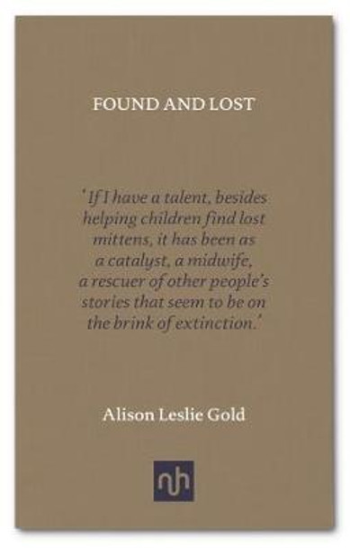 Found and Lost by Alison Leslie Gold