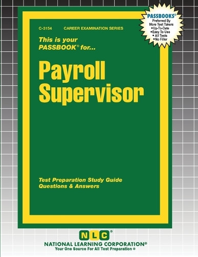 Payroll Supervisor by Passbooks 9781799331544