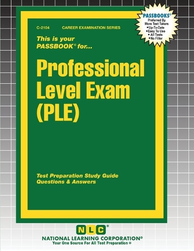 Professional Level Exam (PLE) by Passbooks 9781799321040