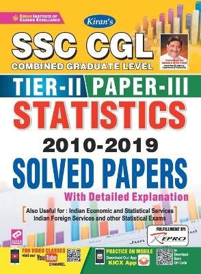 SSC CGL Tier-II Paper-III Statistics Solved Papers 10 sets 9789389833829