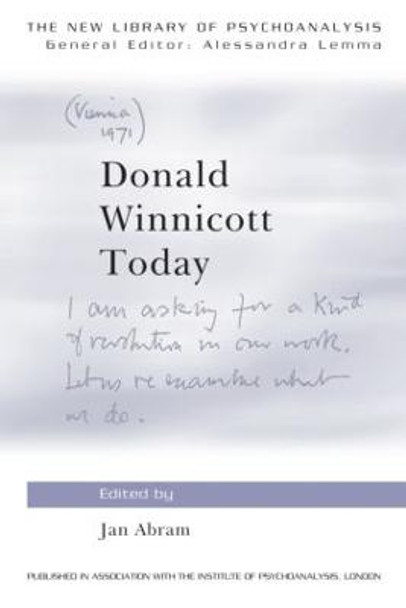 Donald Winnicott Today by Jan Abram