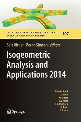 Isogeometric Analysis and Applications 2014 by Bert Juttler 9783319794709