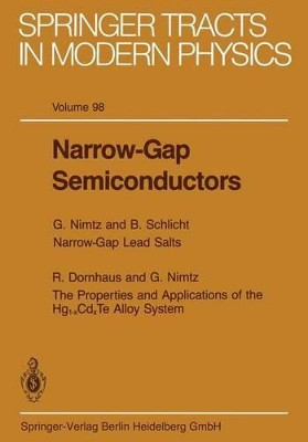 Narrow-Gap Semiconductors by R. Dornhaus 9783662152690