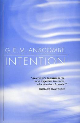 Intention by G. E. M. Anscombe