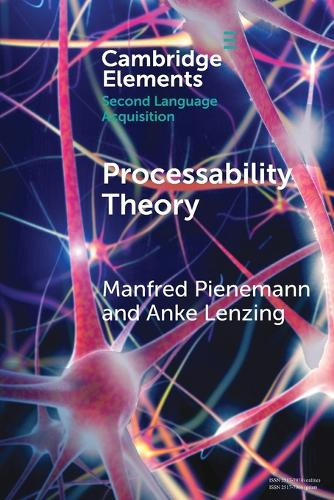 Processability Theory by Manfred Pienemann 9781009375948