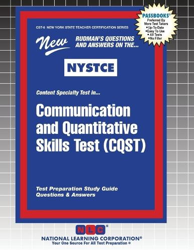 Communication and Quantitative Skills Test (CQST) by Passbooks 9781799382065