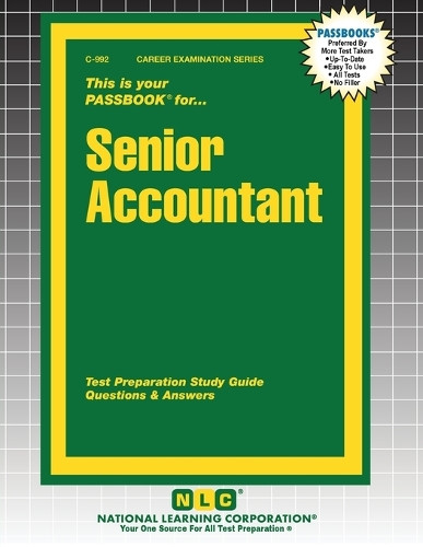 Senior Accountant by Passbooks 9781799309925