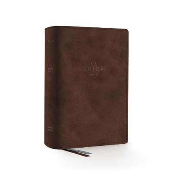 NKJV, Abide Bible, Leathersoft, Brown, Red Letter Edition, Comfort Print: Holy Bible, New King James Version by Taylor University Center For Scripture Engagement