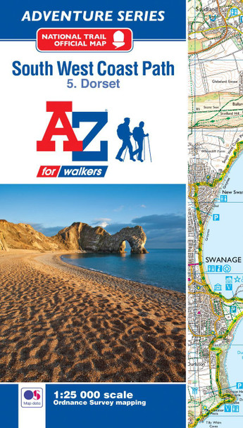 SW Coast Path Dorset Adventure Atlas by  9781782571544