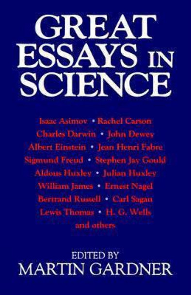 Great Essays in Science by Martin Gardner 9780879758530