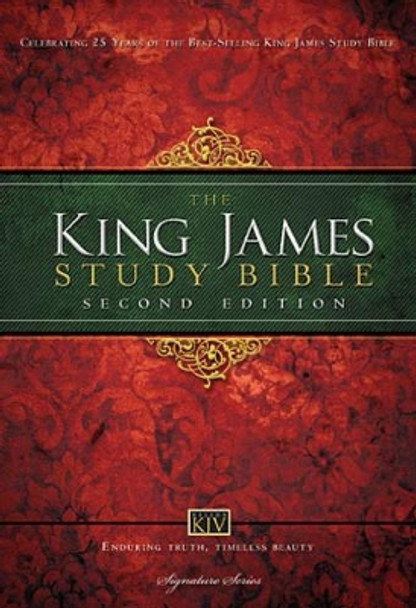 KJV Study Bible, Large Print, Hardcover, Red Letter Edition: Second Edition by  9781401679484