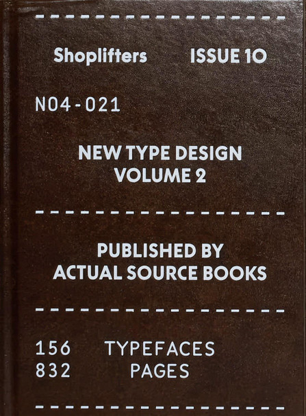 Shoplifters Issue 10 New Type Design Volume 2 9781733583077