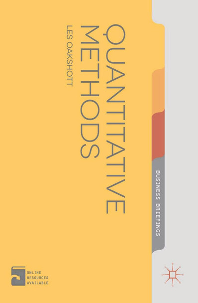 Quantitative Methods by Les Oakshott 9781137340856