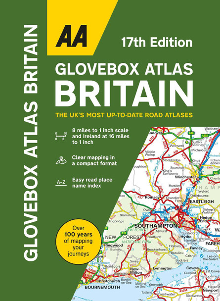 AA Glovebox Atlas Britain 9780749583422