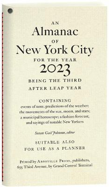 An Almanac of New York City for the Year 2023 by Susan Gail Johnson