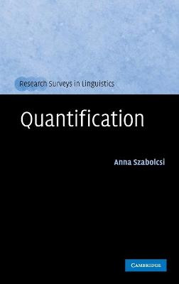 Quantification by Anna Szabolcsi