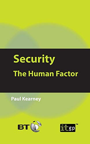 Security: The Human Factor by Paul Kearney 9781849280631