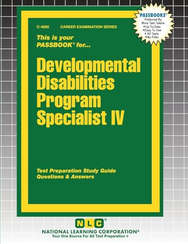 Developmental Disabilities Program Specialist IV by Passbooks 9781799348856
