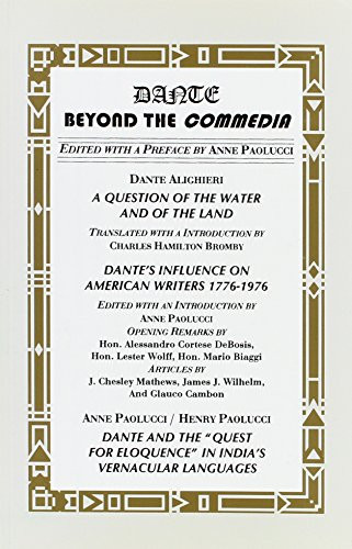 Dante by Anne Paolucci 9781932107098
