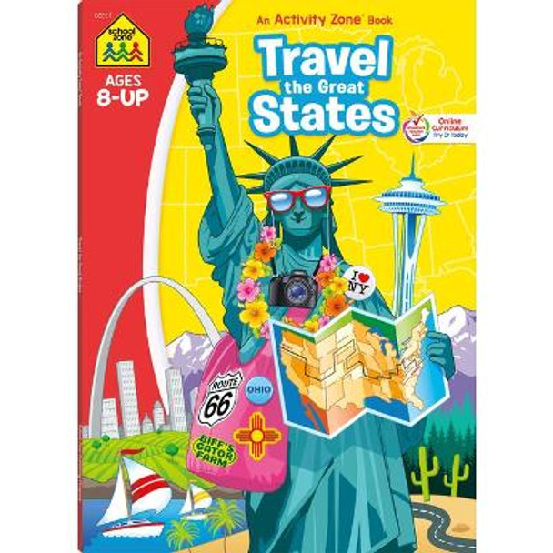 School Zone Travel the Great States Workbook by School Zone