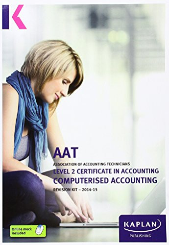 Computerised Accounting - Revision Kit by  9780857320339