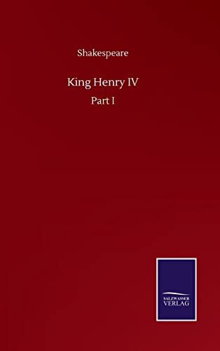 King Henry IV: Part I by Shakespeare 9783752501834