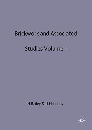 Brickwork 1 and Associated Studies by Harold Bailey 9780333519554