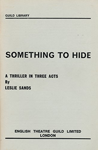 Something to Hide by Leslie Sands 9780856760464