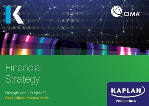 F3 FINANCIAL STRATEGY - REVISION CARDS by KAPLAN 9781839968013