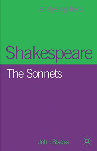 Shakespeare: The Sonnets by John Blades 9781403992413