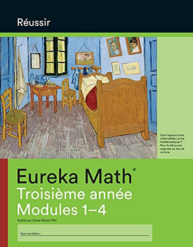 French - Eureka Math Grade 3 Succeed Workbook #1 (Module 1-4) by Great Minds 9781649290823