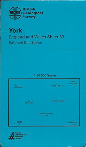 York: Solid and Drift Geology Map by  9780751804195
