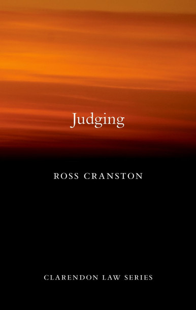 Judging Ross Cranston 9780198858881