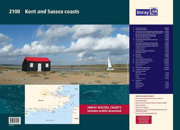 2100 Kent and Sussex Coasts Chart Pack: Thames Estuary to the Solent: 2021: 2000 Chart Series by Imray