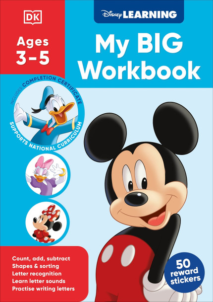 Disney Learning Big Workbook Ages 3-5 by DK 9780241763834