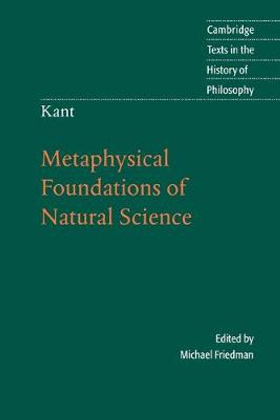 Kant: Metaphysical Foundations of Natural Science by Immanuel Kant