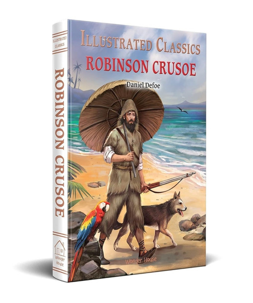 Illustrated Classics - Robinson Crusoe by Daniel Defoe 9789390391295