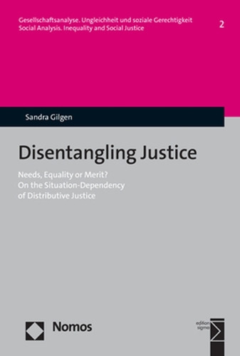 Disentangling Justice by Sandra Gilgen 9783848783052