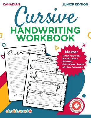 Junior Cursive Handwriting Workbook by Cassie Hatt 9781771058827