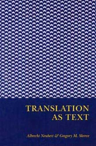 TRANSLATION AS TEXT by  9780873386951