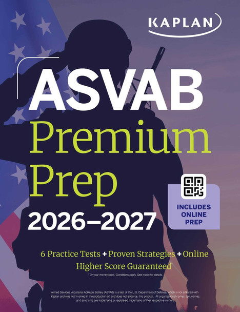 ASVAB Premium Prep 2026-2027 by Kaplan Test Prep 9798349700903
