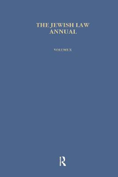 Jewish Law Annual (Vol 10) by Bernard S. Jackson