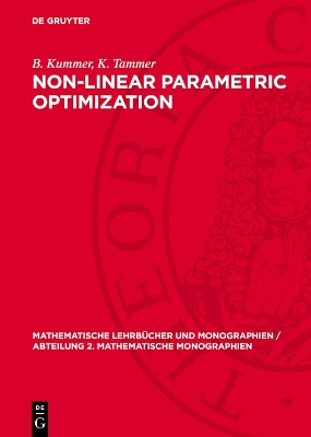 Non-Linear Parametric Optimization by B. Bank 9783112706909