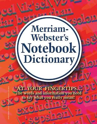 Note Book Dictionary by Merriam-Webster 9780877796503