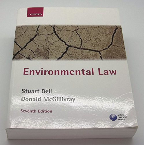 Environmental Law by Stuart Bell 9780199211029 [USED COPY]