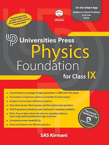 Physics Foundation for Class IX by S.A.S. Kirmani 9789393330512