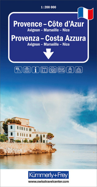Provence / Cote d'Azur Map 9783259300084