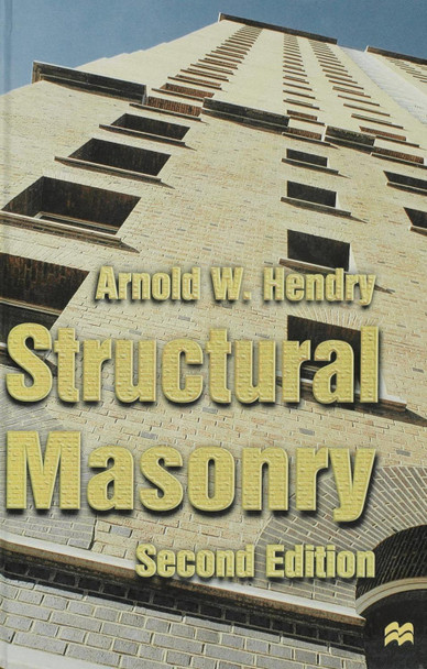 Structural Masonry by A. W. Hendry 9780333733097
