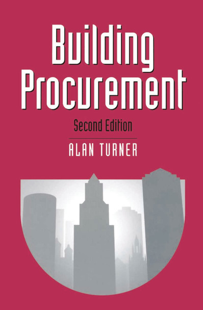 Building Procurement by Alan Turner 9780333688090
