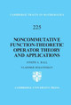 Noncommutative Function-Theoretic Operator Theory and Applications by Joseph A. Ball